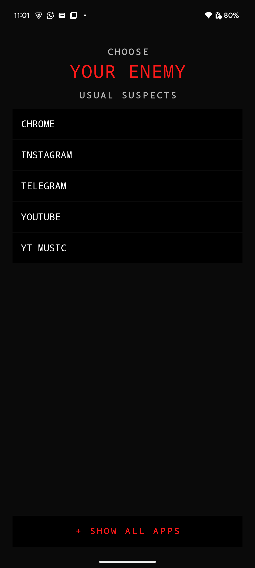 App picker